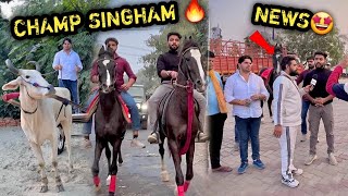 SINGHAM Ganga Snan Pr No1 Bail Ban Gya 😍🥳 Firse INTERVIEW Hogya 45 km Ride Pr 🔥 [upl. by Kenric]