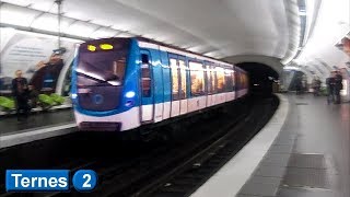 Ternes  Ligne 2  Métro de Paris  RATP MF01 [upl. by Cita106]