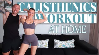 30 Minute Calisthenics Full Body Workout  No Equipment  At Home [upl. by Ahsemat]