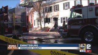 1 dead 2 seriously injured in Emmitsburg fire [upl. by Aynatal]