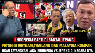 SPORTER VIETNAM THAILAND DAN MALAYSIA MARAH❗LAGA INDONESIA VS JEPANG TAK DI TAYANGKAN DI NEGARA NYA [upl. by Grey613]