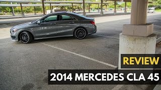 2014 Mercedes CLA 45 AMG Review  Gadget Review [upl. by Ecirpak842]