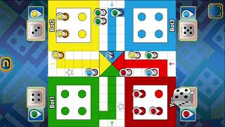 Game Play of Ludo  4 players game Play of Ludo king 👑  Ludo king 🎮1997 [upl. by Atikahc]