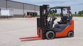 Toyota 8FGCU25 Forklift Demo [upl. by Otsugua]