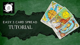 Beginner’s Tarot Spread  Easy 3 Cards [upl. by O'Rourke472]