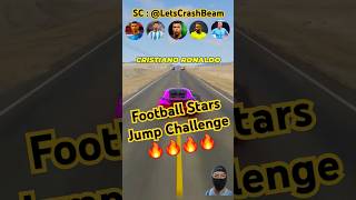 CR7 vs Messi vs Mbappe vs Neymar vs Haaland 🤩🤩 beamngdrive challenge cr7 messi mbappe neymar [upl. by Enilesor488]