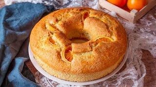 Ciambella allarancia Soffice  Ricetta Senza Uova  Polvere di Riso [upl. by Tanah495]