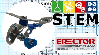 Erector by Meccano  Build a Helicopter 🚁  simiSTEM  Dollar Tree  STEM  Unboxing [upl. by Eddy]