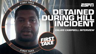 Calais Campbell describes getting detained while trying to deescalate Tyreek Hill incident [upl. by Sacksen]