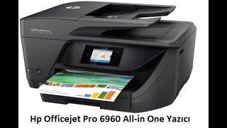 Hp Officejet Pro 6960 Print Head CleaningBaskı Kafası Temizleme [upl. by Nodla]