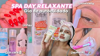 SPA DAY RELAXANTE EM CASAðŸŽ€âœ¨ rotina de autocuidado cuidados com a pele skin careðŸ§–ðŸ»â€â™€ï¸ [upl. by Hyrup]