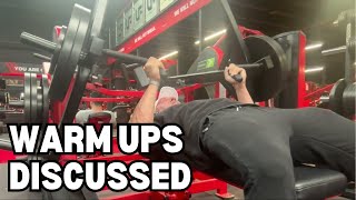 Warm Up Discussion Chest Calves amp Cardio [upl. by Smaoht]