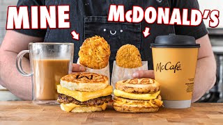 Making The McDonalds McGriddle Meal At Home  But Better [upl. by Colly]