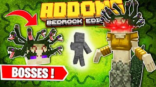 ✅ JEFES MITOLÓGICOS para MINECRAFT bedrock ► ADDON Showcase [upl. by Nner]