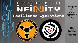 Fast Panda Gaming Infinity N4 Battle Report  Resilience Operations Morats vs Corregidor [upl. by Ylurt235]