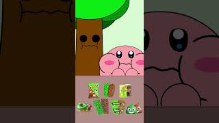 KIRBY VS MRTREE INCREDIBOX SPRUNKI  GREEN CHOCOLATE EMOJI MUKBANG [upl. by Tayler]