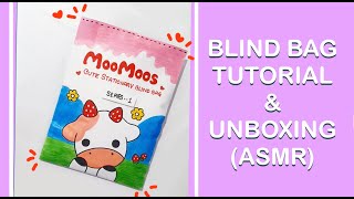 Blind bag tutorialUNBOXING paper blind bag with cute diy assessories blindbag DIY blindbag asmr [upl. by Bigler]