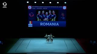 Romania  2021 Aerobics European Champion groups [upl. by Arturo]