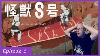 Cleanup Duty is NASTY  Kaiju No8 Episode 1 Reaction 怪獣８号 [upl. by Arukas690]