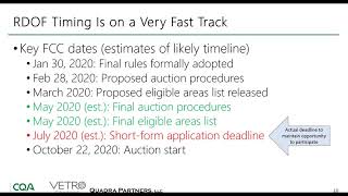 FBA  Visualize Success in RDOF – Part 1 of 2 Where to Bid [upl. by Annoyi]