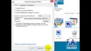 Windows 8  Taskleiste fixieren [upl. by Ttcos240]