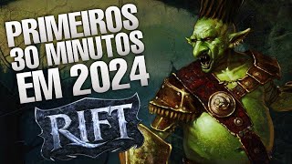 RIFT ONLINE PRIMEIROS 30 MINUTOS EM 2024 [upl. by Putnam828]