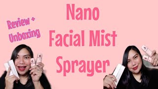 Nano Mist Sprayer Unboxing  Review [upl. by Stevena409]