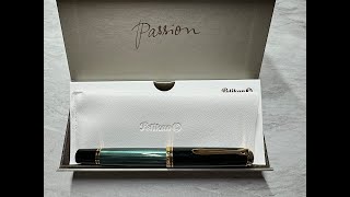 My Review of the Pelikan M1000 Souvëran BlackGreen fountainpen pelikan AppelboomPennen [upl. by Alyakcim281]