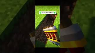 Easy tutorial om een schommel te maken Minecraft short [upl. by Neirda]