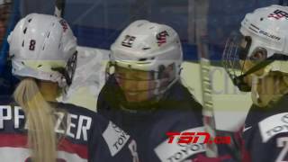 2017 WWC Highlights from Team USAs 53 victory over Finland [upl. by Xanthus]