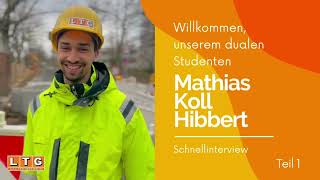 🎤Interview mit unserem Dualstudent im Tiefbau🚧👷🏽‍♂️ [upl. by Allets]