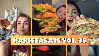 Eating weird fast food hacks for a full day  KarissaEats Compilation Vol 35 [upl. by Reyem]