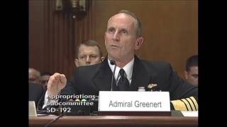 Senator Blunt Questions Admiral Jonathan Greenert Regarding Missouri Defense Priorities 3415 [upl. by Annoel844]