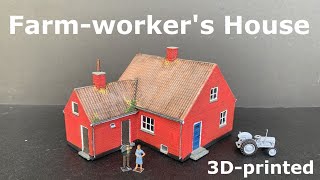 Building a Danish FarmWorkers House – Designing 3Dprinting and Detailing [upl. by Lundt]