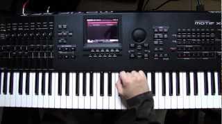 Tutorial YAMAHA MOTIF XF e XS  Voices e Performs Português [upl. by Kolnick]