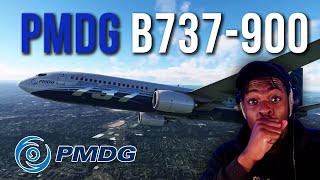 PMDG FIRST LOOK At The B737900 In Action [upl. by Adaha]