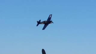 F6F Hellcat flyby Planes of Fame Airshow 2015 [upl. by Mollee420]