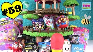 Blind Bag Treehouse 59 Unboxing  Shopkins Slime Surprises Disney  PSToyReviews [upl. by Zsolway]