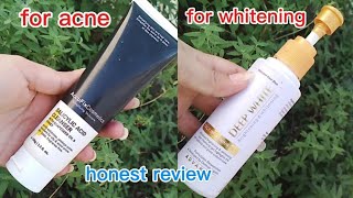 Accufix Salicylic acid cleanser review  Asraderm deep white face wash review [upl. by Edaj]