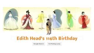 Edith Head Google Doodle [upl. by Sherri281]