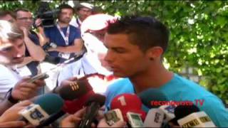 Cristiano Ronaldo chega à Covilhã [upl. by Egres967]