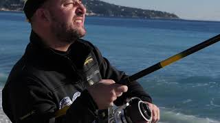 SURFCASTING INVERNALE in Costa Azzurra Consigli per PESCARE da spiaggia  AMICABILE CANNE Tubertini [upl. by Dorweiler]