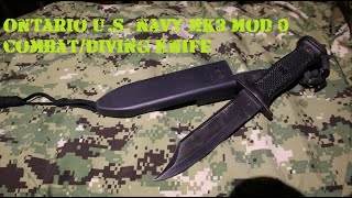 Ontario MK3 US Navy Dive Knife [upl. by Suilenrac]