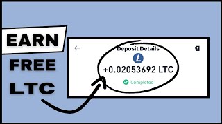 Earn 10 FREE LTC 2023 Instant Free Litecoin Payment Proof 100 Legit [upl. by Kathryn]