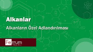 Alkanların Özel Adlandırılması  Alkanlar  Hidrokarbonlar [upl. by Ttoile]