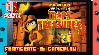 Moorhuhn Jump and Run Traps and Treasures 3  Nintendo Switch  Framerate amp Gameplay [upl. by Dupuis]