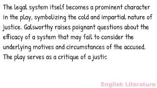 Summary of Justice by John Galsworthy [upl. by Lana]