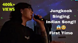 Jungkook Singing Indian Song Nattu Kuthu 😱  Jungkook Sing Hindi song  Jungkook Sing Tamil Song [upl. by Gladis709]