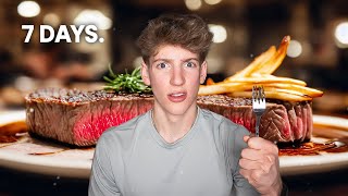 I Ate Only Meat For 7 Days Straight [upl. by Abita]