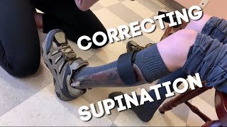 Custom AFO fitting  Supination Foot Correction [upl. by Aihsele]